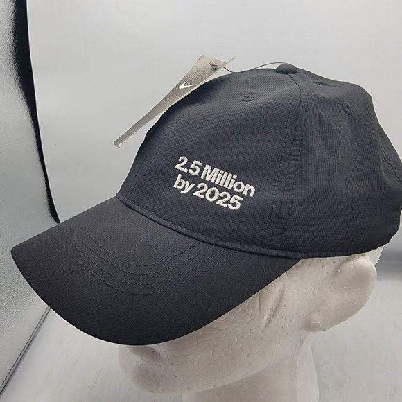 Nike Legacy 91 Verizon 2.5 Million By 2025 Adults Black Hat Athletic AA1859-010 - Picture 2 of 12